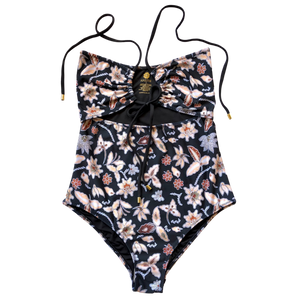 Midnight Bloom Batik | Cutout Onepiece