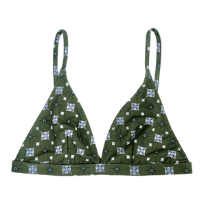 Olive Geometric Batik | Bali