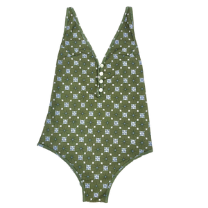 Olive Geometric Batik | Cinta