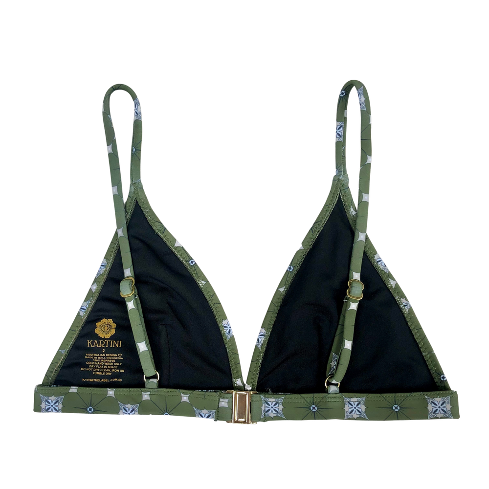 Olive Geometric Batik | Bali