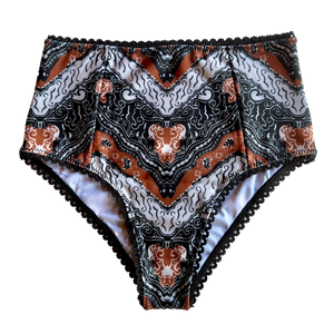 ZIG ZAG BATIK ~ LACE | HIGH WAISTED KNICKERS