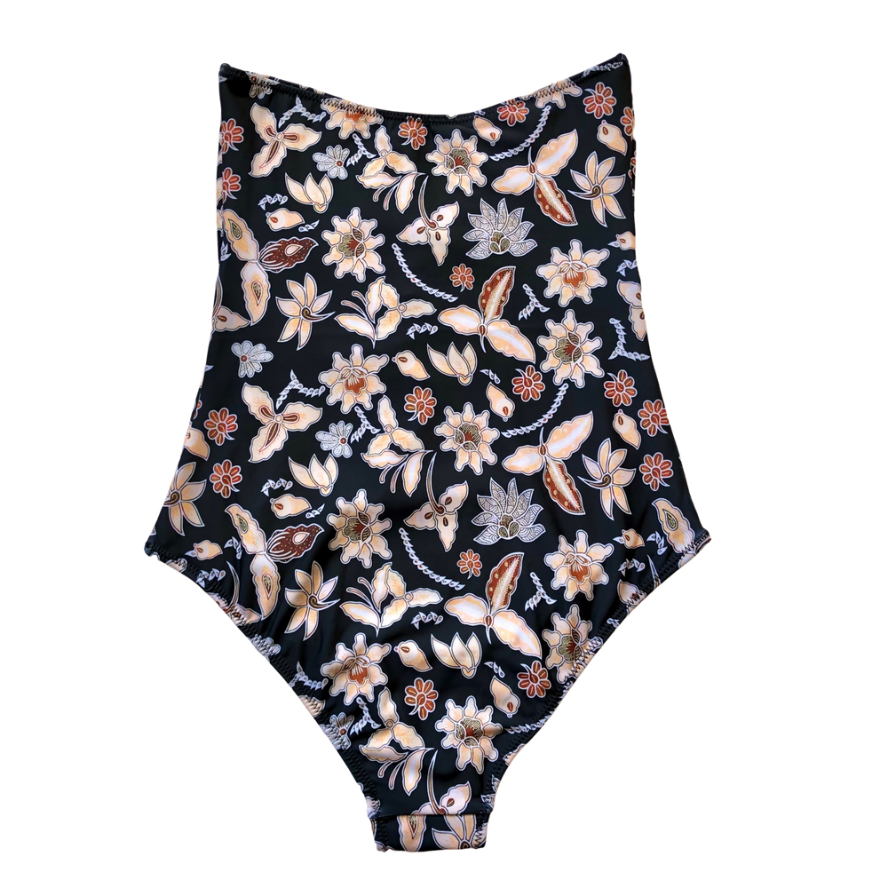 Midnight Bloom Batik | Cutout Onepiece