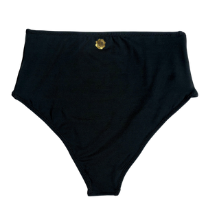 Classic Black | High Waisted Bikini Bottoms