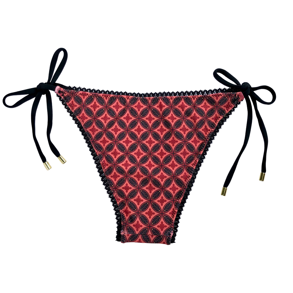 Diamond Batik | Java Lace String Bottoms