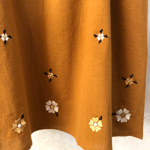AYU FRILL MINI DRESS - TURMERIC