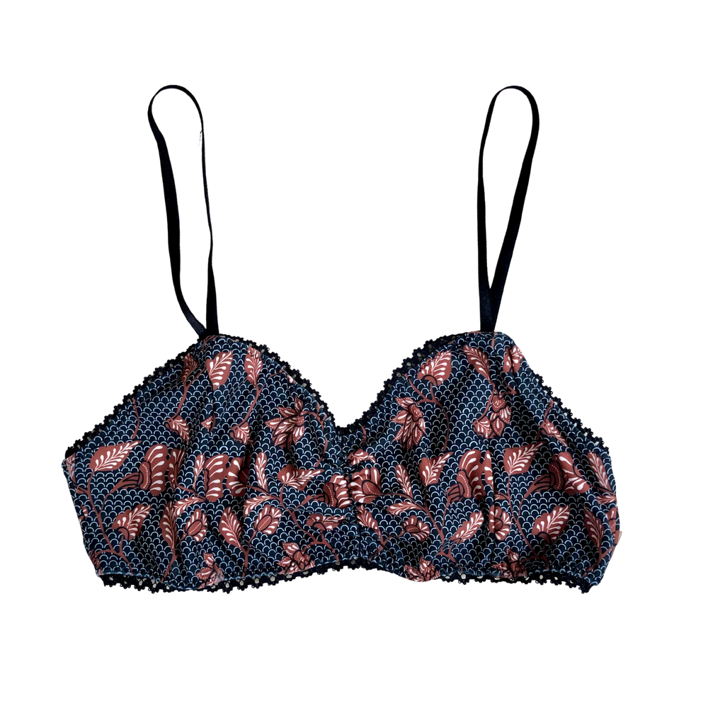 BLACK & TAN BATIK ~ LACE | ECO SWIM INTIMATES BRA