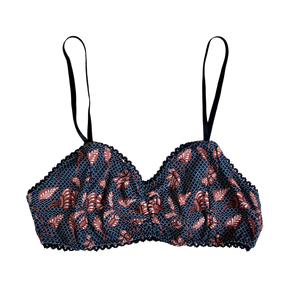 BLACK & TAN BATIK ~ LACE | ECO SWIM INTIMATES BRA