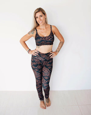 BLACK CLOUDS BATIK | KARTINI LEGGINGS