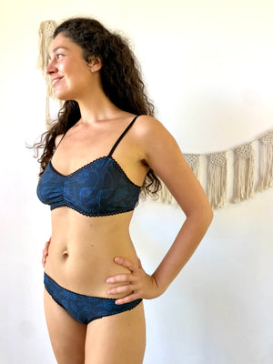 INDIGO BATIK ~ LACE | ECO SWIM INTIMATES BRA