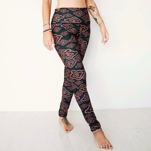 BLACK CLOUDS BATIK | KARTINI LEGGINGS