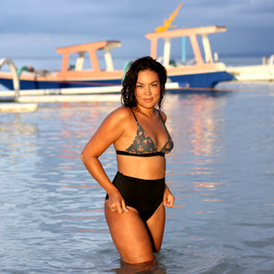 Classic Black | High Waisted Bikini Bottoms