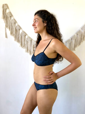 INDIGO BATIK ~ LACE | ECO SWIM INTIMATES BRA