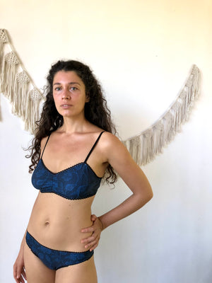 INDIGO BATIK ~ LACE | ECO SWIM INTIMATES BRA