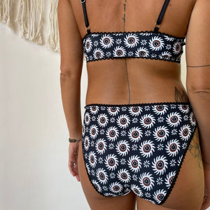BLACK MATAHARI BATIK ~ LACE | ECO SWIM INTIMATES KNICKERS